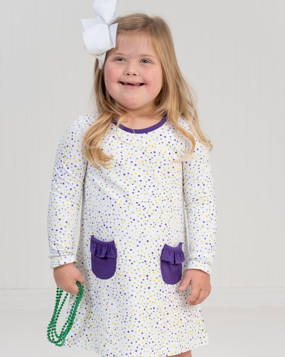 Presley Kait Mardi Party Knit Dress