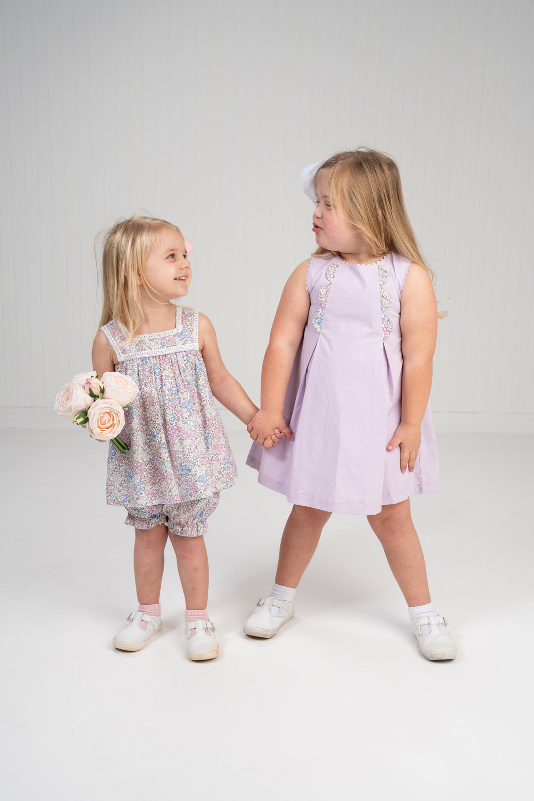 Ryleigh Lilac Floral Bloomer Set