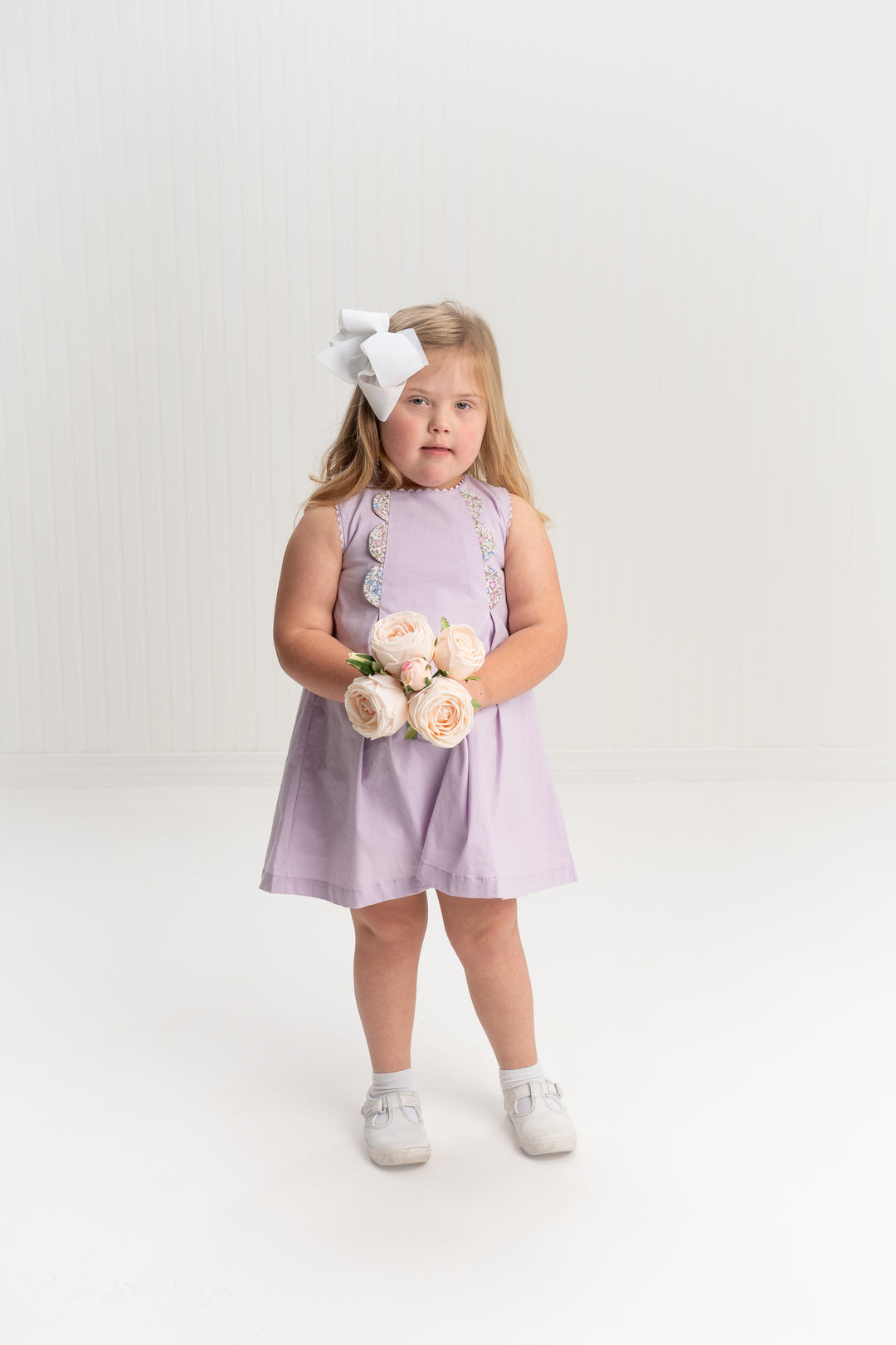 Cassidy Lilac Floral Dress