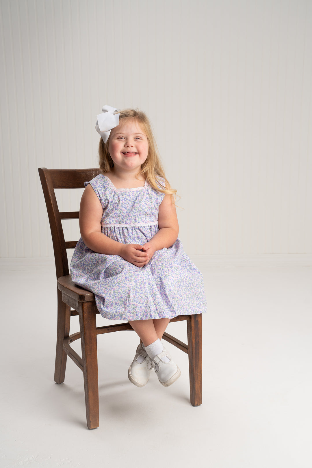 Darby Pink & Lilac Floral Dress