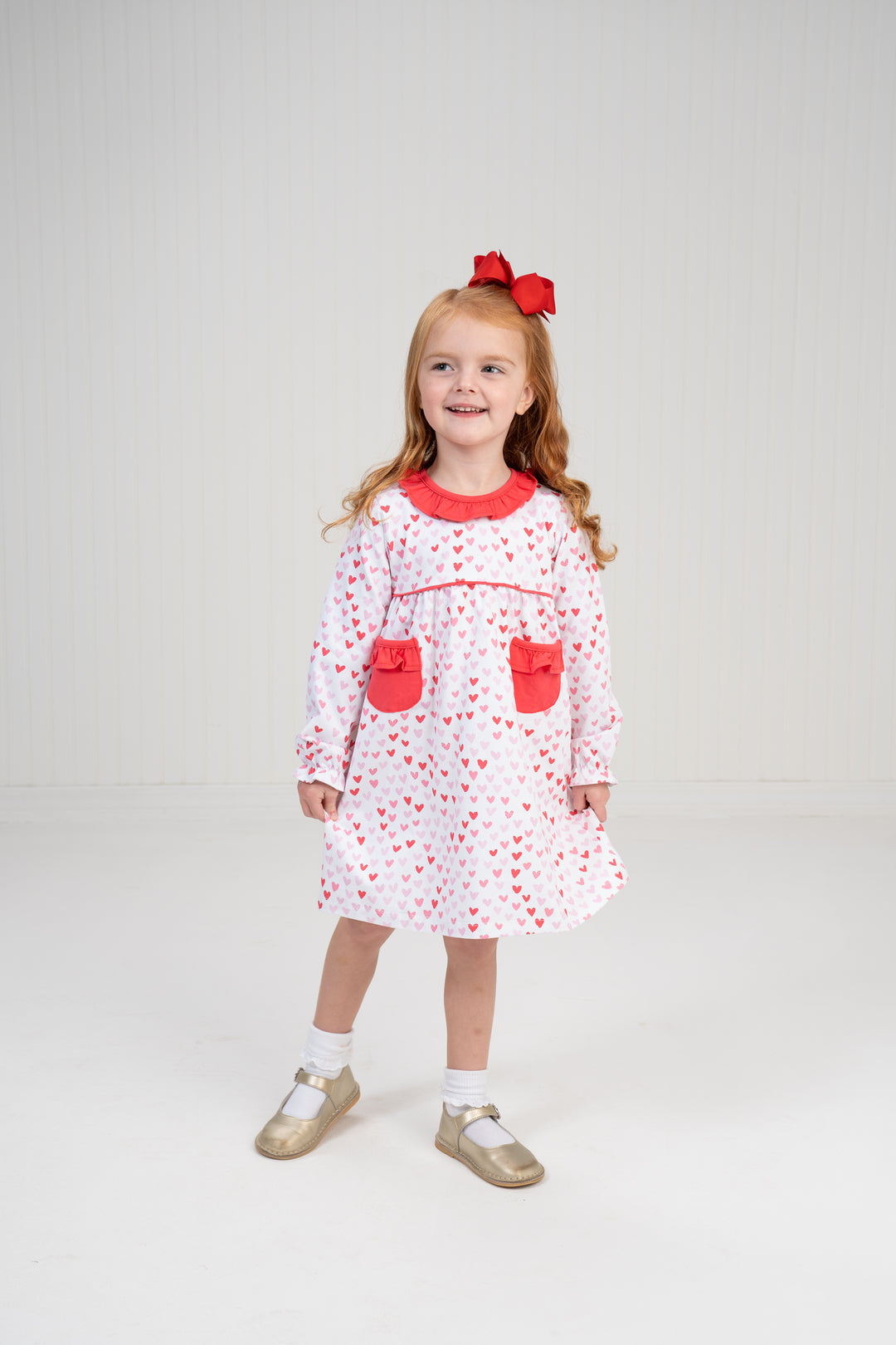 Harper Long Sleeve Be Mine Dress
