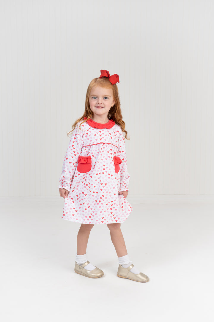 Harper Long Sleeve Be Mine Dress