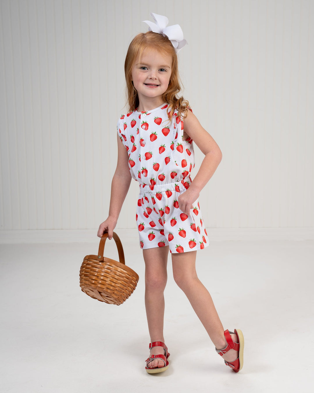 Kinsley Strawberry Romper