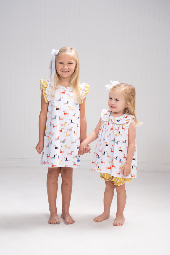 Ava Darling Pups Bloomer Set