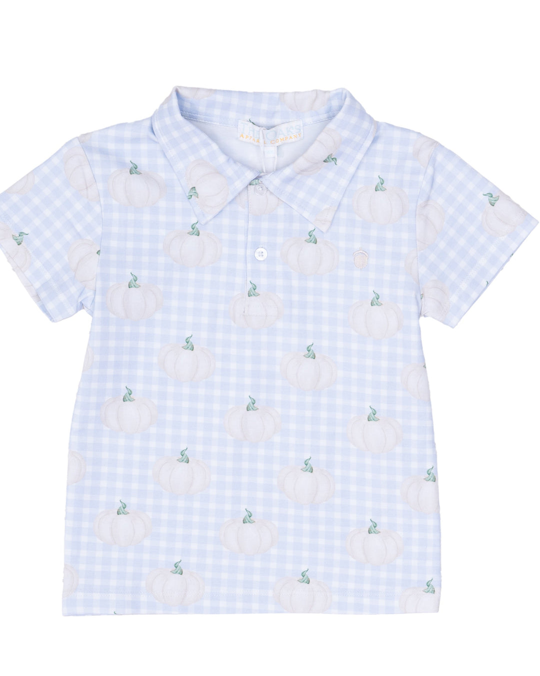 Pumpkin Patch Plaid Polo