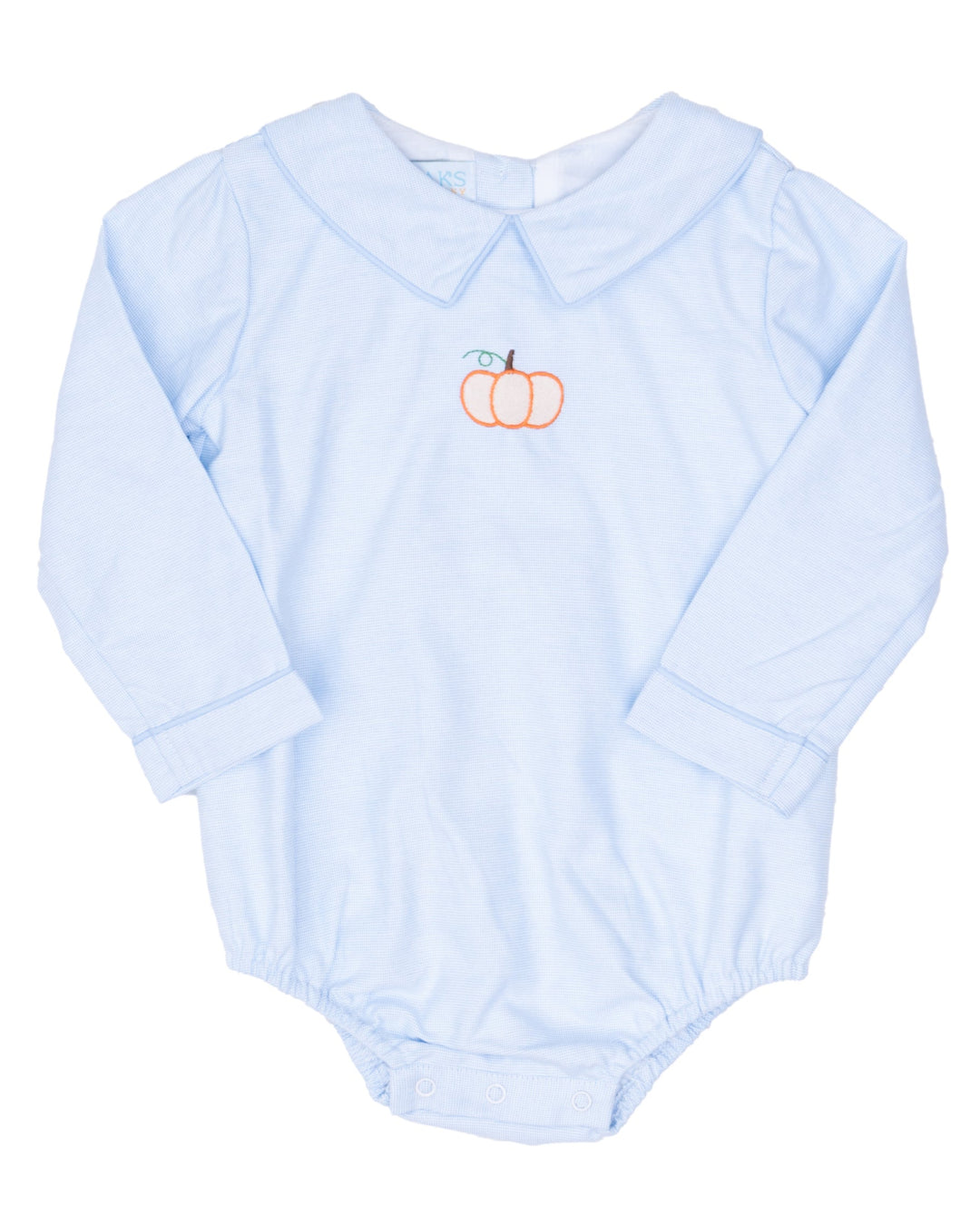 Jack Blue Pumpkin Applique Bubble