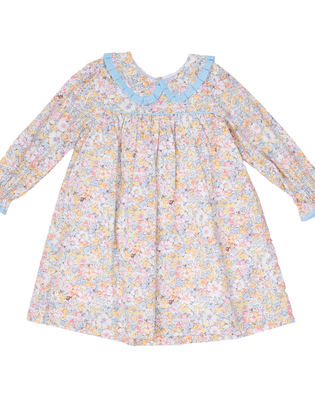 Cecilia Prairie Blue Petals Dress