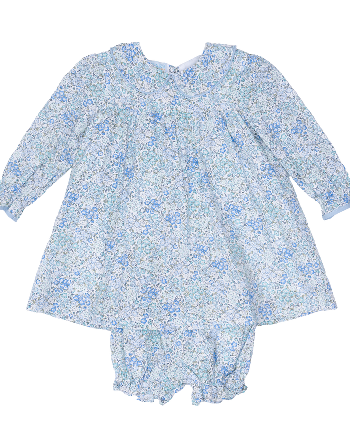 Betsy Blue Floral Bloomer Set