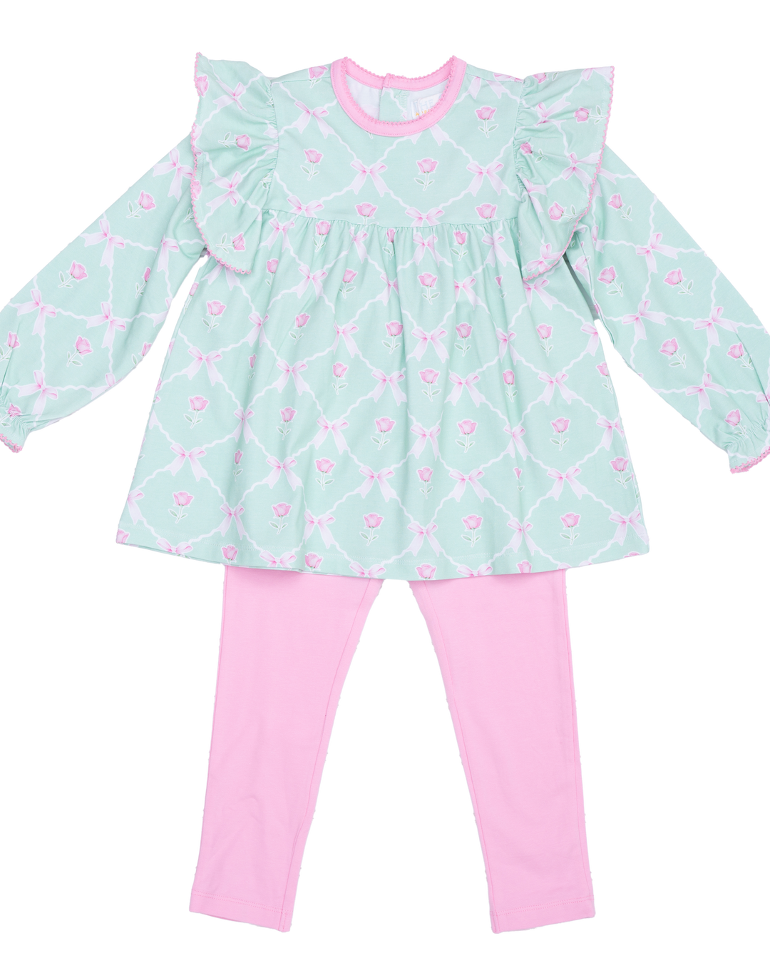 Abree Rose Of Bows Legging Set