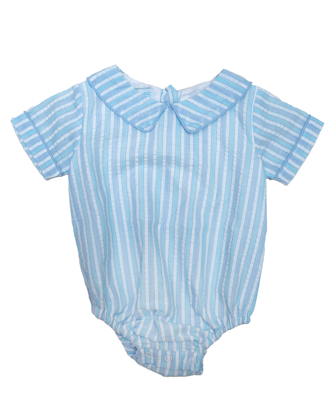 James Blue & Green Stripe Bubble