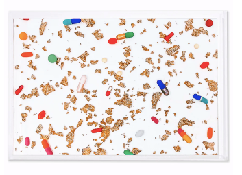 Tart Pills and Gold Small Tray