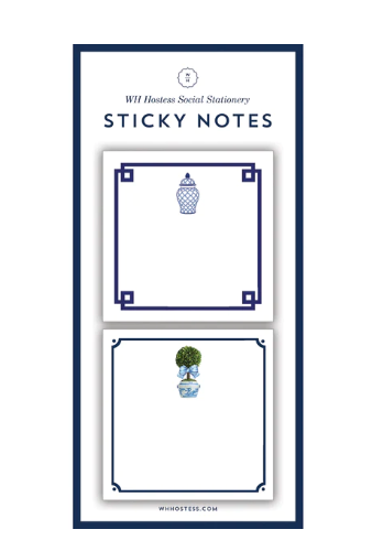 3x3 Chinoiserie 2-Pack Sticky Notes