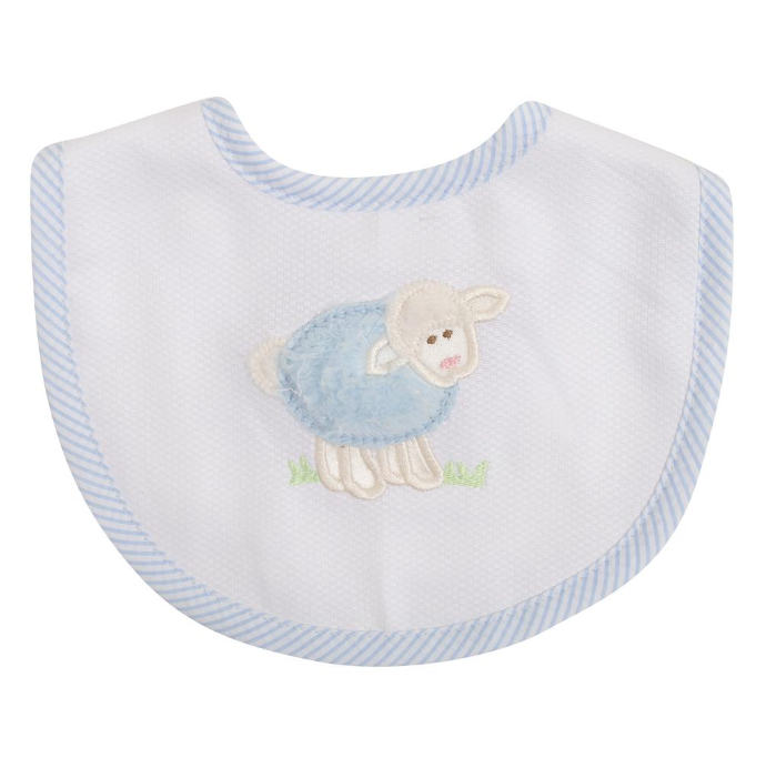 3 Marthas - Blue Lamb Medium Bib