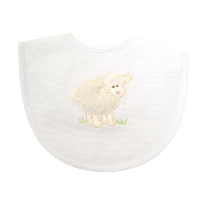 3 Marthas - White Lamb Medium Bib
