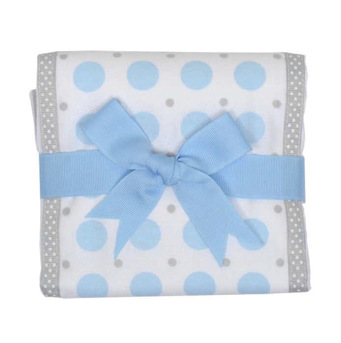 3 Marthas - Blue Elephant Fancy Fancy Burp Cloth