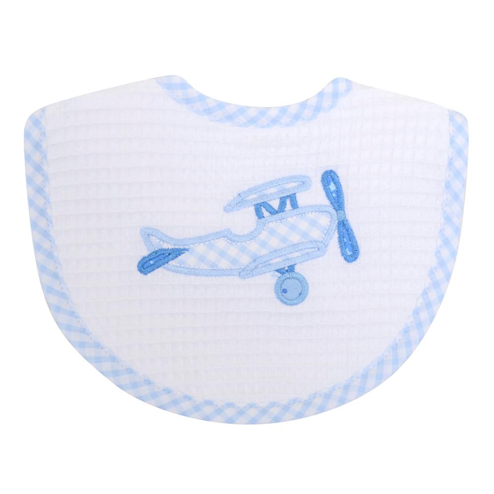 3 Marthas - Blue Plane Medium Bib