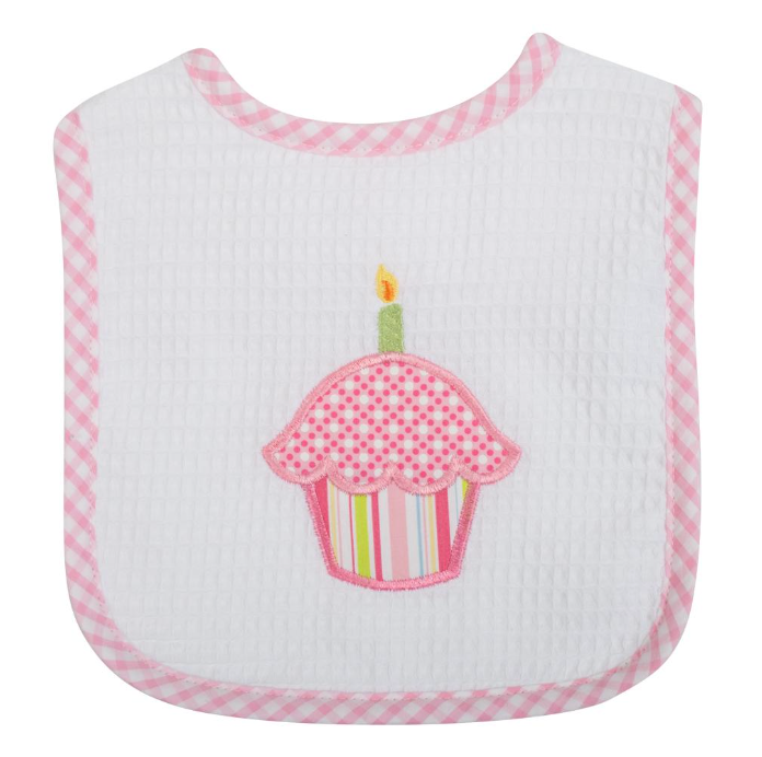 3 Marthas - Pink Birthday Feeding Bib