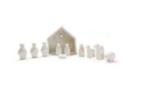 E1548 Two's Company - 11 pc Mini Nativity Set