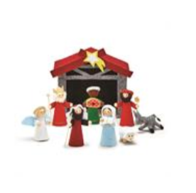 Two's Company 9 pc Felt Nativity Set