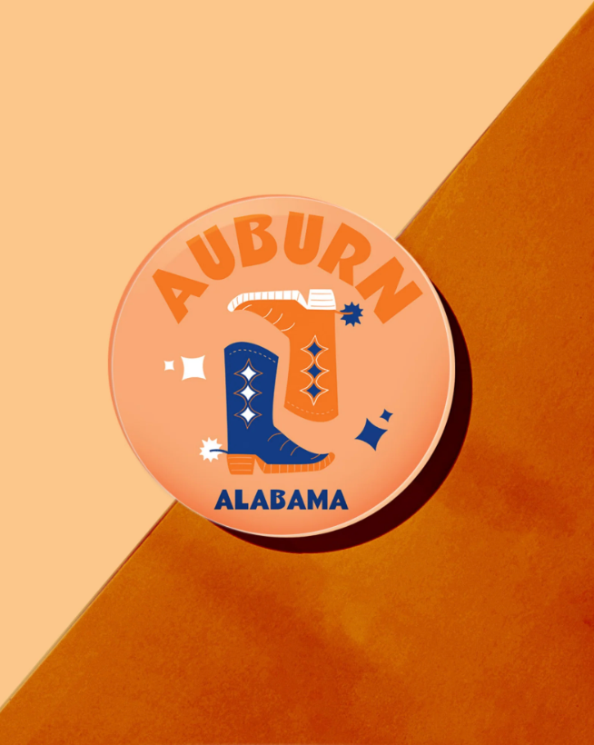 Tart Auburn Kickoff Coaster