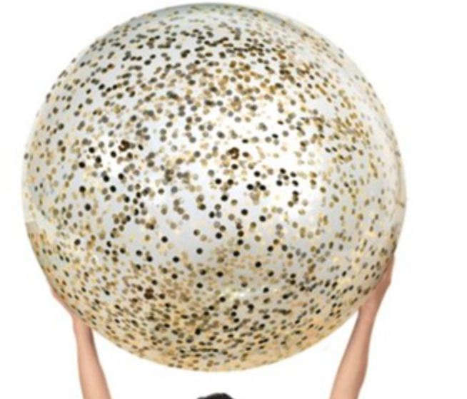 Jumbo Glitter Jelly Ball