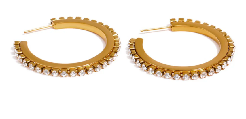 Audrey Hoop Earrings