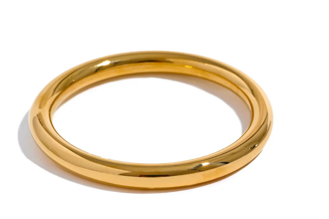 Ashley Bangle Bracelet Gold