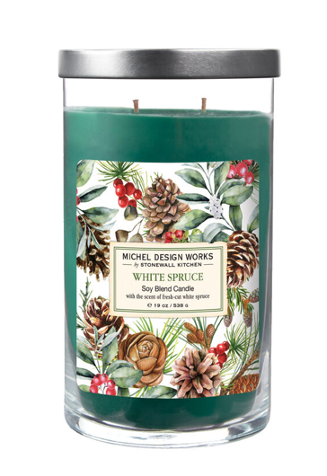 White Spruce Large Tumbler Candle