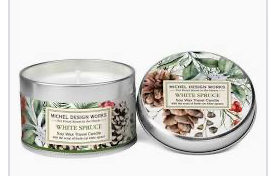 White Spruce Travel Candle
