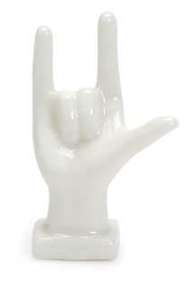 I Love You Hand Gesture on Rectangle base Matchbox