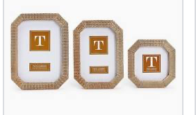 Golden Octagon Phono Frame