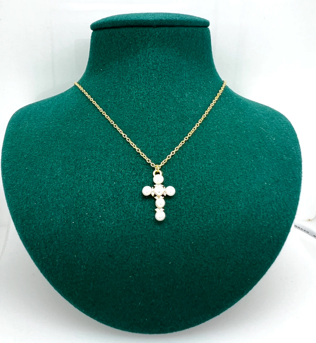 'Rachel' Cross Necklace