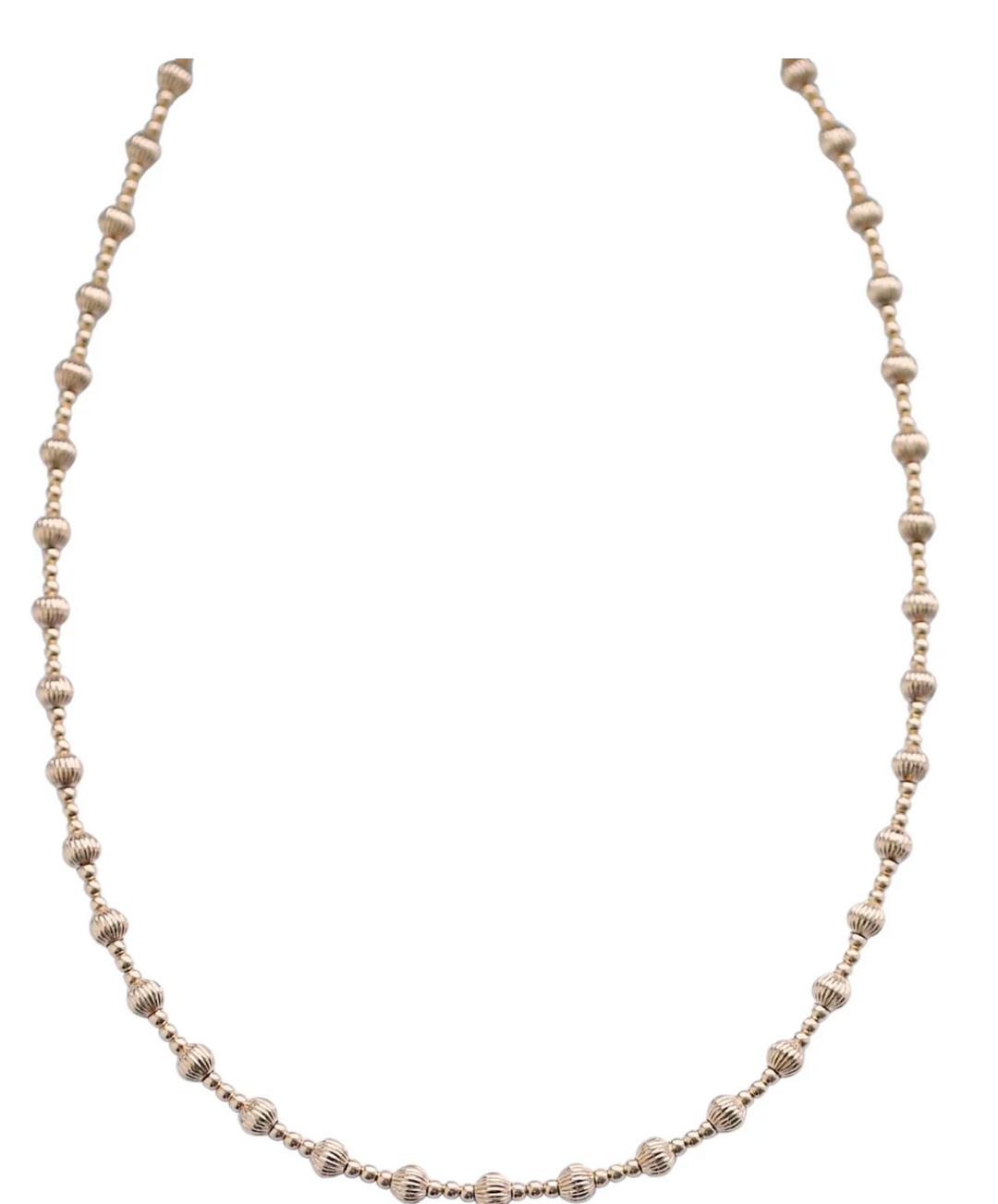 "KENNA" GOLD FILLED BALL BEADED CHOKER/NECKLACE
