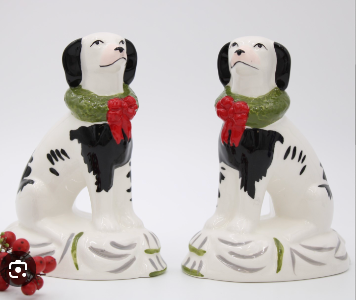 6" Ceramic Rufus Dog Figurine ©Debi Vincent