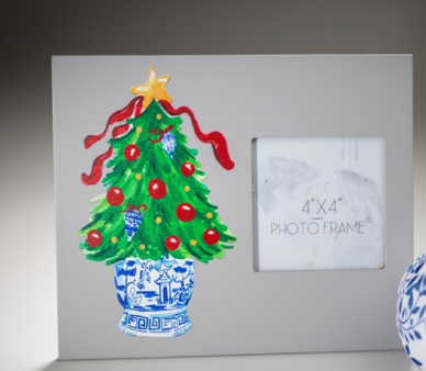 8x9" Tree in Cache Pot Frame, 4x4 ©Candice Boatright