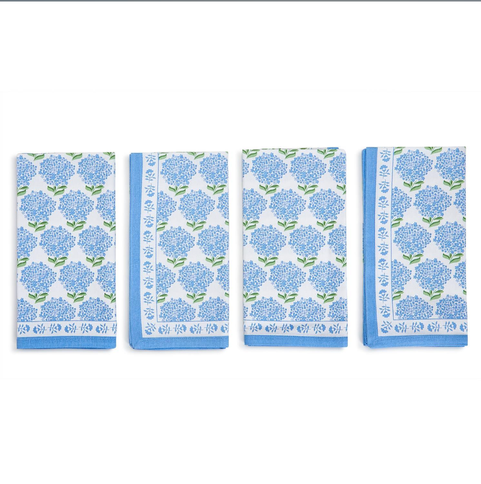 Hydrangea S/4 Napkins
