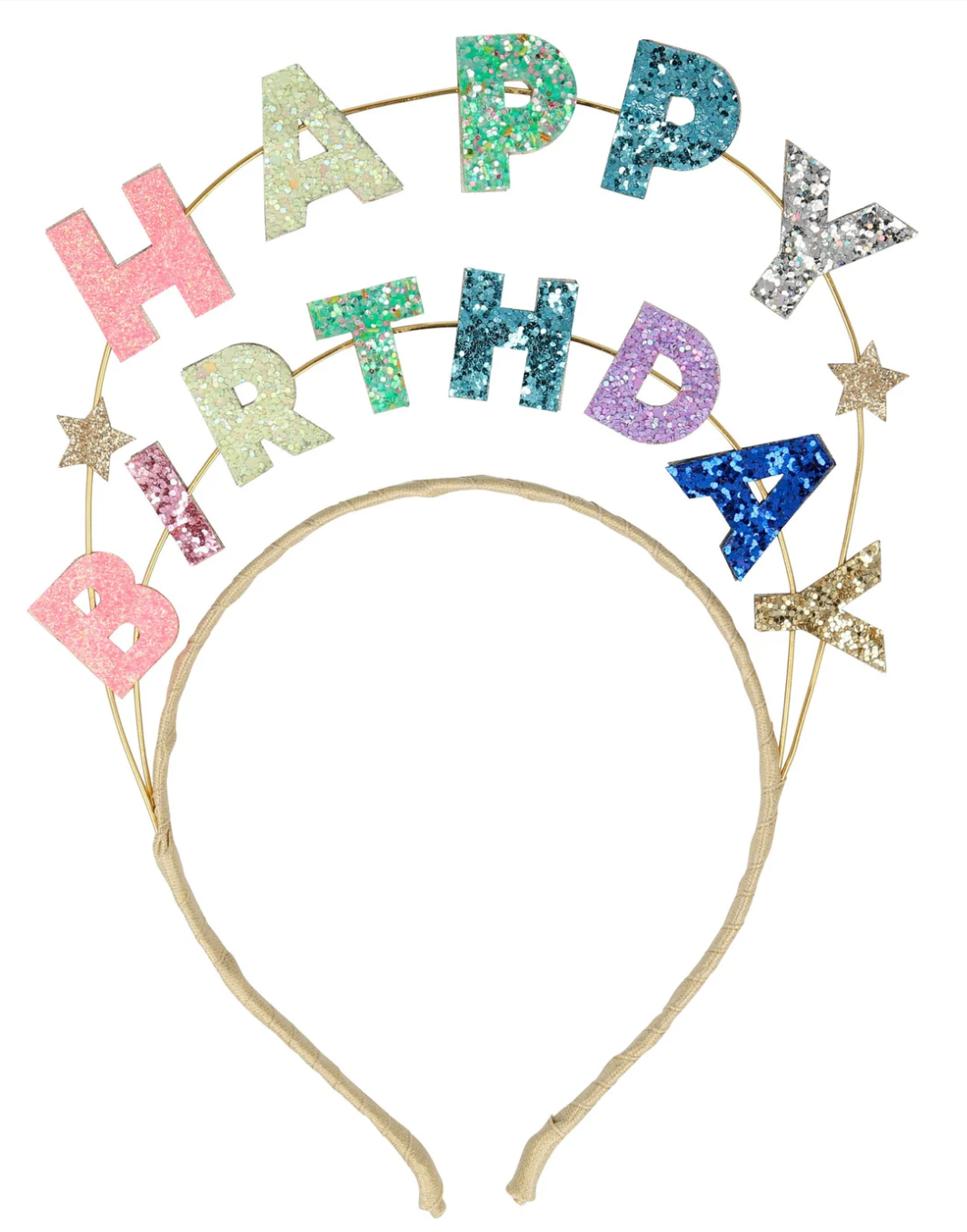 Happy Birthday Glitter Headband