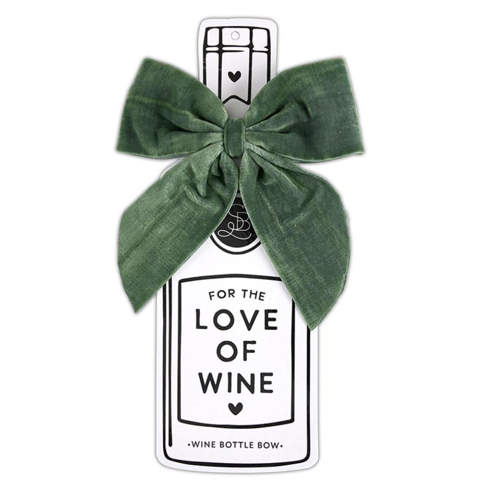 Wine Bottle Bow - Forest