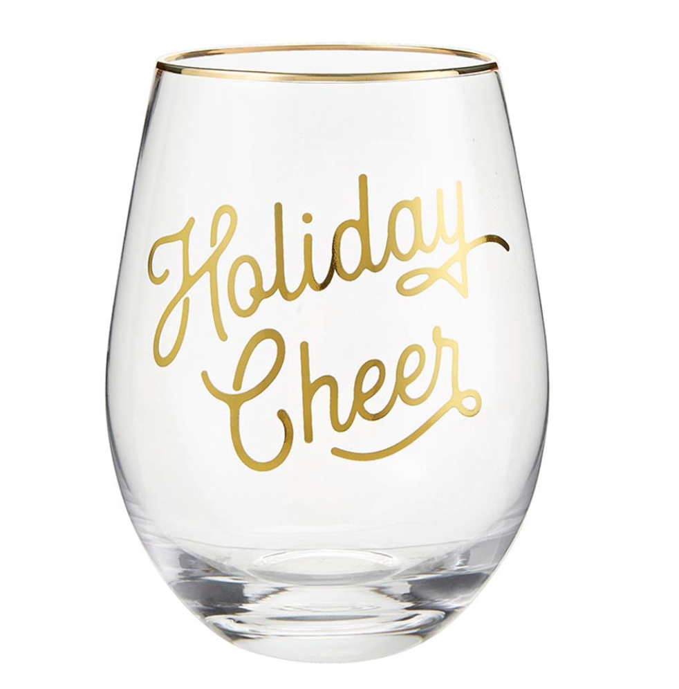 Wine Glass - Holiday Cheer