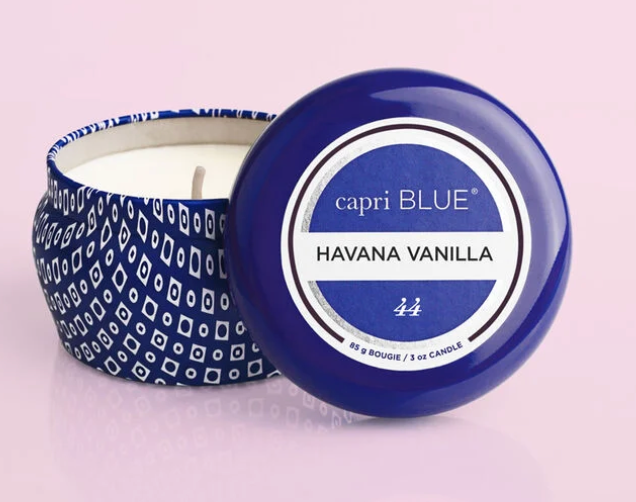 3 OZ Blue CB Mini Tin, Havana Vanilla