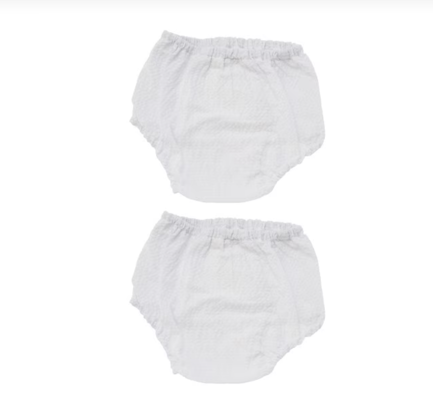 White Seersucker Bloomers