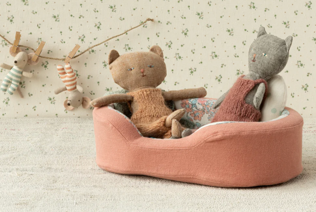 Maileg Cosy basket, Small - Coral