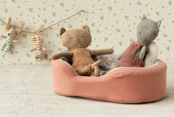 Maileg Cosy basket, Small - Coral