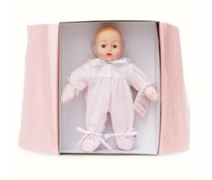 12" Pink Check Huggums® Light Skin Tone