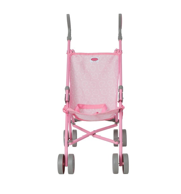 19" Pink Hearts Umbrella Stroller