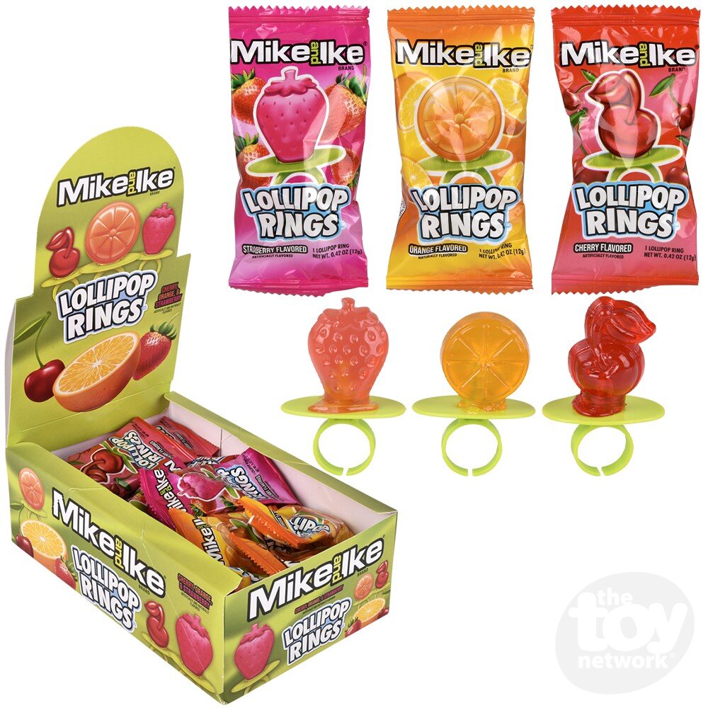 Mike & Ike Lollipop Rings