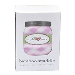 Birchwood Trading - Swaddle Blanket: Grey Gingham