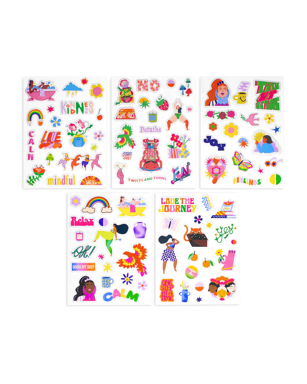 Ban.do Puffy Sticker Pack, Assorted
