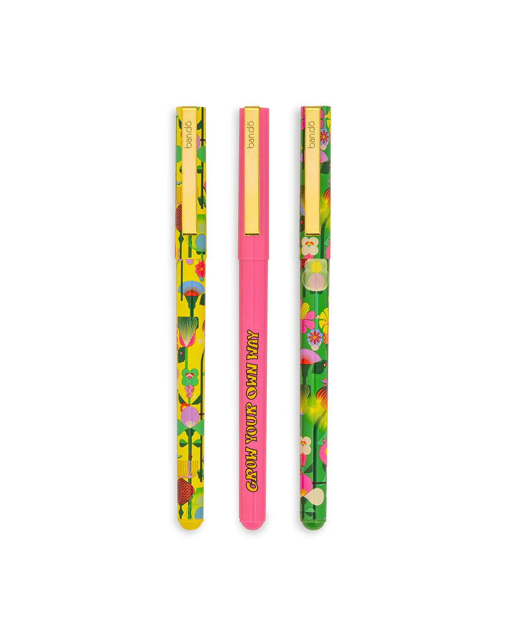 Ban.do Write on Pen Set Geometric Flowers