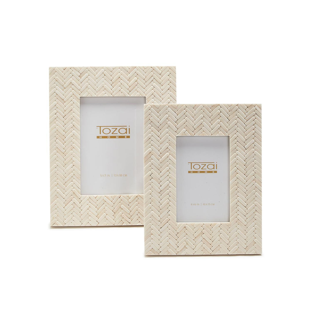 Two's Company Basket Weave Frame